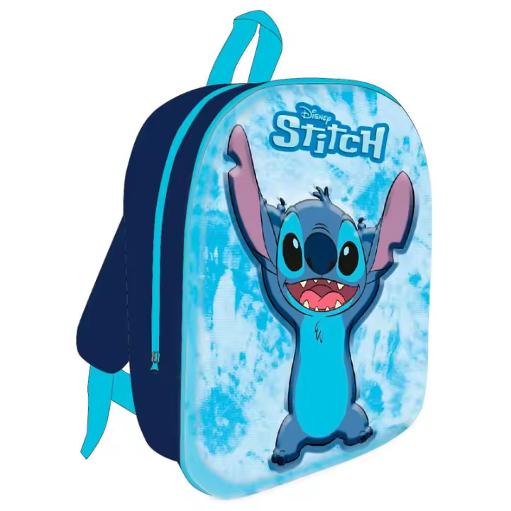 Mochila 3D Stitch Disney 30x26x10cm. - 1