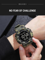 Reloj Deportivo SKMEI Con Pantalla LED Y Luz De Escritorio Para Hombres Resistente Al Agua 5Bar Reloj De Pulsera Digital Con Cuenta Regresiva Y Luz Retroiluminada - details 11