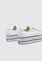 Converse Chuck Taylor All Star Platform Canvas Low Top Deportivas Con Plataforma Mujer Blanco - details 3