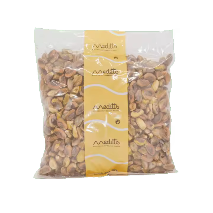 Meditts Pistachos Tostados Pelados 500g - Enteros y Sin Piel - 1