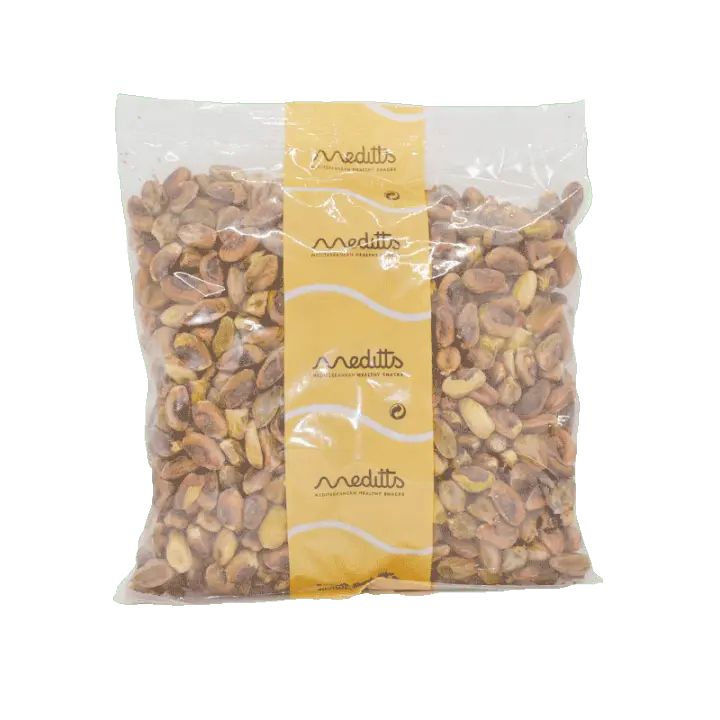 Meditts Pistachos Tostados Pelados 500g - Enteros y Sin Piel - 1
