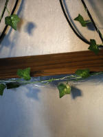 Estante Flotante De Madera Con Decoración De Hoja LED Para Decoración Del Habitáculo Estilo Bohemio Estante De Pared Para Sala De Estar - details 39