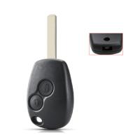 BARAC Mando Llave Carcasa con 2 botones, para RENAULT, CLIO, MODUS, TWINGO, KANGOO, TRAFFIC, SPACE VA2, llavero con insignia - details 3