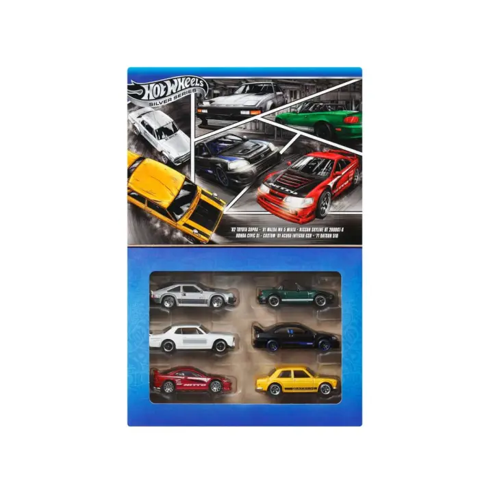 Hot Wheels Premium Silver Series Multipack Exclusivo 6 Coches Streets Of Japan - 1