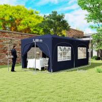 Outsunny Carpa Plegable Gazabo 3x6 m con Paneles Laterales UPF50+ Cenador Pabellón de Jardín con Altura Ajustable y Bolsa de Transporte para Camping Fiestas Patio Terraza - details 2