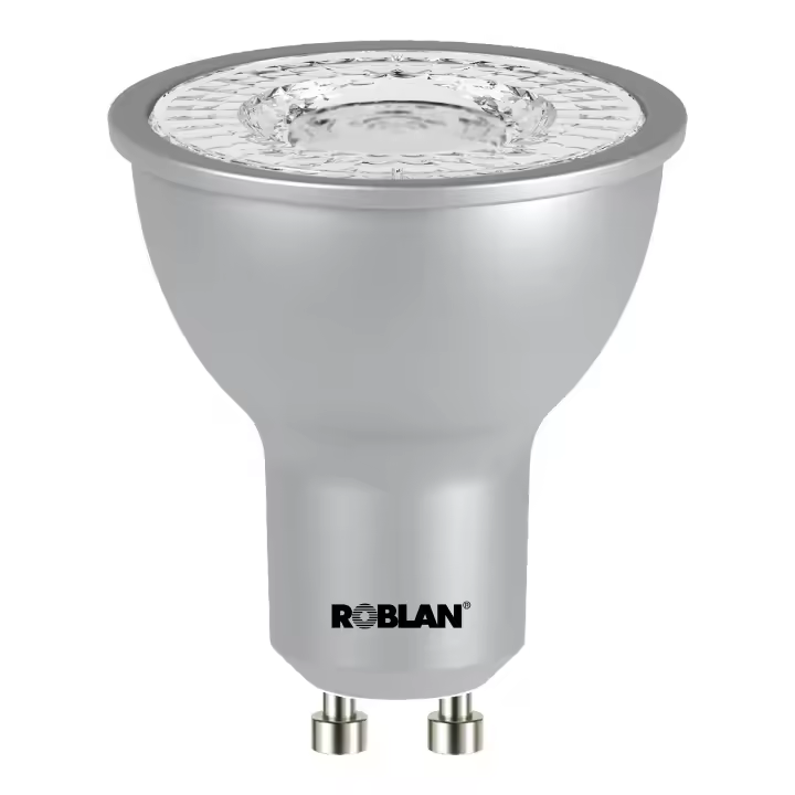 LAMPARA LED ROBLAN GU10 3000K 5W 535 LÚMENES . - 1