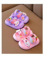 Sandalias De Flor Para Niñas Con Suela Suave Y Diseño De Conejo Antideslizante Zapatos Para Bebés De Dibujos Animados Adorables Talla 4-6Años - details 6