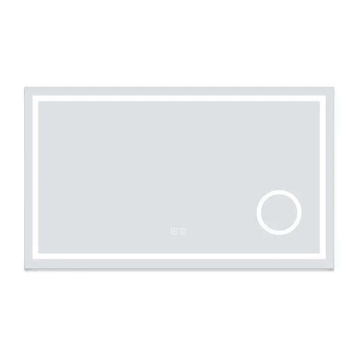 Aica Espejo de baño LED 160×80cm,Espejo de aumento,Bluetooth - 1