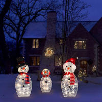 Luces LED De Payaso De Navidad Para Decoración De Jardín Y Exterior Lámpara De Neón De Figura De Navidad Para Hogar Y Vivero - details 8