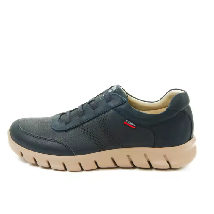 Callaghan mod. 42800 zapato sport para hombre en piel natural, cordón elástico - 1
