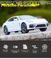 Modelo De Coche Porsche Panamera 1:32 En Escala Con Sonido Y Luz Coche De Juguete De Aleación Para Decoración De Escritorio Regalo Colección Objetos De Adorno Sin Batería Material Metálico - details 0