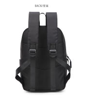 Mochila De Lona Mini Para Hombre Negro Moda Escuela Japonesa Pequeña Impermeable Con Manija Y Bolsillos Interior Capacidad Baja - details 12