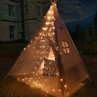 Luces De Navidad LED Impermeables Con Control Remoto Y Pilas Incluidas Cadena De Luces De Fairy Para Decoración De Bodas Y Exterior Con 8 Modos Colores Variados - details 10
