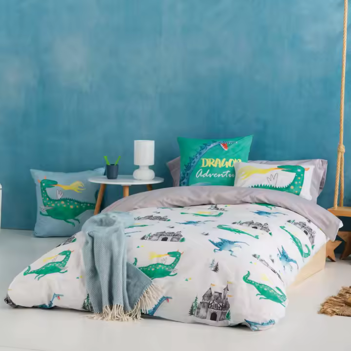 NATURALS - Funda Nórdica Estampada - 100% Algodón Extrasuave - Incluye Funda Edredón+ 1  Funda de Almohada - Fabricado en España - Modelos Infantiles - Cama 90/105 - 1