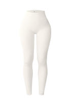 Pantalones Deportivos De Mujer En Color Sólido Cintura Alta Elástica Leggings De Fitness Sin Costuras Ajuste De Cadera - details 2