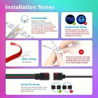 Tira De LED RGB 5V 3535 Sin Batería Pero Con Socket USB Para Iluminación De TV Decoración Interior No Impermeable Para Sala De Estar - details 4