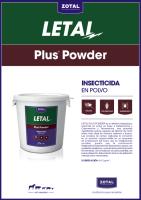 ZOTAL LETAL PLUS POWDER TALQUERA INSECTICIDA EN POLVO 325 GRS. - details 0