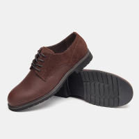 Zapatos Derbys Para Hombre De Cuero Genuino Ultraligeros Y Cómodos Moda Casual Negro Talla True Fit Material De Suela De Goma - details 17