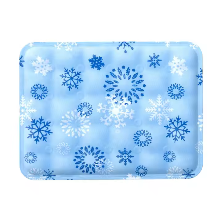 PORCHEDDU Almohadilla de Amistad de gel para mascotas, Cama de amistad para perros, Cama de refrigeración para Gatos de 60*50 cm, de refrigeración para Gatos Cama, almohadilla de refrigeración para perros y Gatos, uso en interiores y exteriores - 1