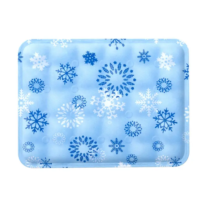 PORCHEDDU Almohadilla de Amistad de gel para mascotas, Cama de amistad para perros, Cama de refrigeración para Gatos de 60*50 cm, de refrigeración para Gatos Cama, almohadilla de refrigeración para perros y Gatos, uso en interiores y exteriores - 1