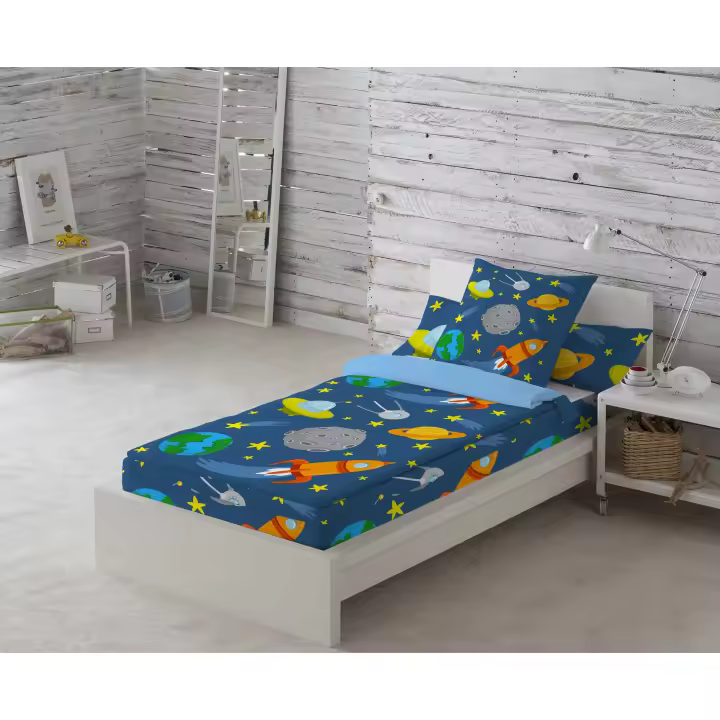 SACO NORDICO INFANTIL 100% ALGODÓN CON RELLENO LLUC A COOL KIDS FABRICADO EN ESPAÑA - 1