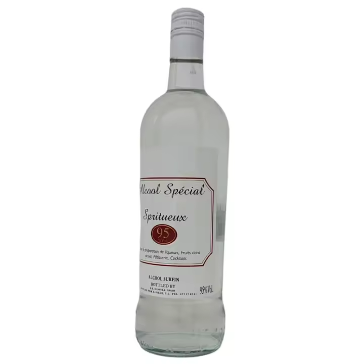 Alcohol Especial para hacer Licores 95% 1 Litro especial para licores y tinturas alta calidad - 1