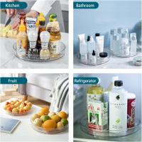 Organizador de Cocina, paquete de 1, container giratorio para especias y especiero, 23,5 cm, plástico sin BPA, transparente - details 1