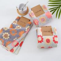 4Pcs Paños De Limpieza Para La Cocina Suaves Y Absorbentes De Felpa Coral Tela De Sastre Solapa De Girasol Toallas De Limpieza Doméstica 30X30CM - details 2
