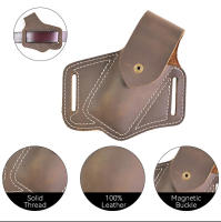 Funda De Cuero Genuino Para Leatherman SOG Herramienta Multifuncional Exterior Portafusil EDC Monedero Casillero De Herramientas - details 2