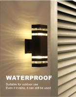 LUCKYLED Luz De Pared Decorativa LED E27 Impermeable Para Exteriores Luz De Entrada Para Escaleras Externas Y Hogar Material Plástico - details 2