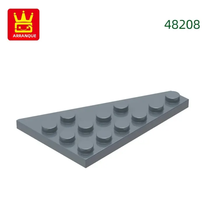Wange 49Pcs/lot Bloques De Construcción Compatible Con Bloques De Muñecas 4x6 Wedge Left Plate Accesorios Clásicos Para Niños Regalo Caja De Juguetes - 1
