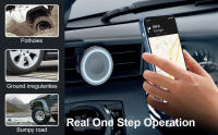 Soporte De Teléfono Móvil Magnético Para Coche Magsafe Con Clip Rotación 360° Ventilador Adecuado Para iPhone 14 13 12 Samsung Universal - details 2