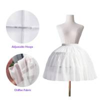 Falda De Tul Rizada Corta Para Mujeres Y Niñas En Color Sólido Y Voluminosa Falda De Tul Flotante Media Slip Prom Crinolina Sin Anillo - details 5