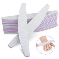 Lima de Uñas 100/180 Set Profesional de Manicura 10PCs/15PCs Lijado Gel Pulidor Doble Medio Luna Lima Herramientas para Uñas - details 1