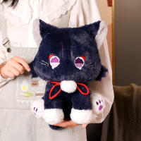 Muñeco De Peluche Gato Anime Genshin Impact Wanderer Mascota Scaramouche Juguete Para Niños Muñeco De Cosplay Regalo De Peluche Suave Para Adultos Y Niños - details 24