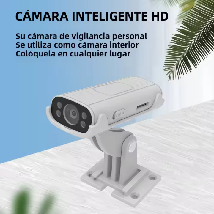 Cámara De Seguridad Mini Para El Hogar WiFi Inalámbrica Con Vistas Remotas Nanny Cam Super Pequeña Y Vida Útil De La Batería Longitudinal - 1