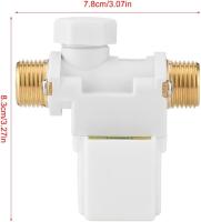 Válvula solenoide Eléctrica de 220 V CA, interruptor de válvula solenoide normalmente Cerrado para calentador de Agua Solar - details 0