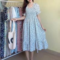 Vestido De Cintura Elástica En Chiffón Para Mujer Verano Casual Elegante Con Manga Corta Plisado Estilo A-line Vestidos Cortos - details 9