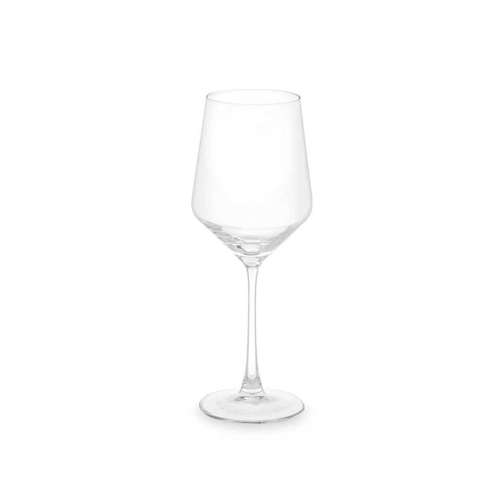 Set 6 Copas de Vino Burdeos Conicas / Diseño Elegante y Alta Calidad - Dimensiones 9x9x24 Cm - Factory Cuadros