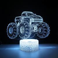 Lámpara De Noche LED 3D Anime Supra Coche Camión Cambio De Color Luz De Ambiente Para Decoración Del Hogar Regalos De Cumpleaños - details 9
