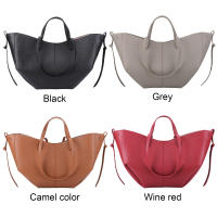 Bolso De Tote Retro Para Mujer Gran Capacidad Bolso De Compras De Cuero PU Con Bolso De Compañía De Moda Casual - details 4
