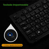 Easyspeed Pack Teclado y Ratón Ergonómico Conexión por Cable Alta Precisión Silenciosos - details 1