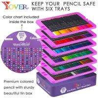 KALOUR Set De Lápices De Colores Profesionales 50/72/180/240/300 Pcs Lápices De Aceite Para Dibujos Y Pintura Artística Suministros Para Colorear - details 32