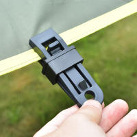 20PCS Clip De Tenda Puxar Y Empurrar Clip De Adhesión Para Tenda Accesorios De Camping Al Aire Libre Correas De Cierre Antigolpes Para Tenda - details 4