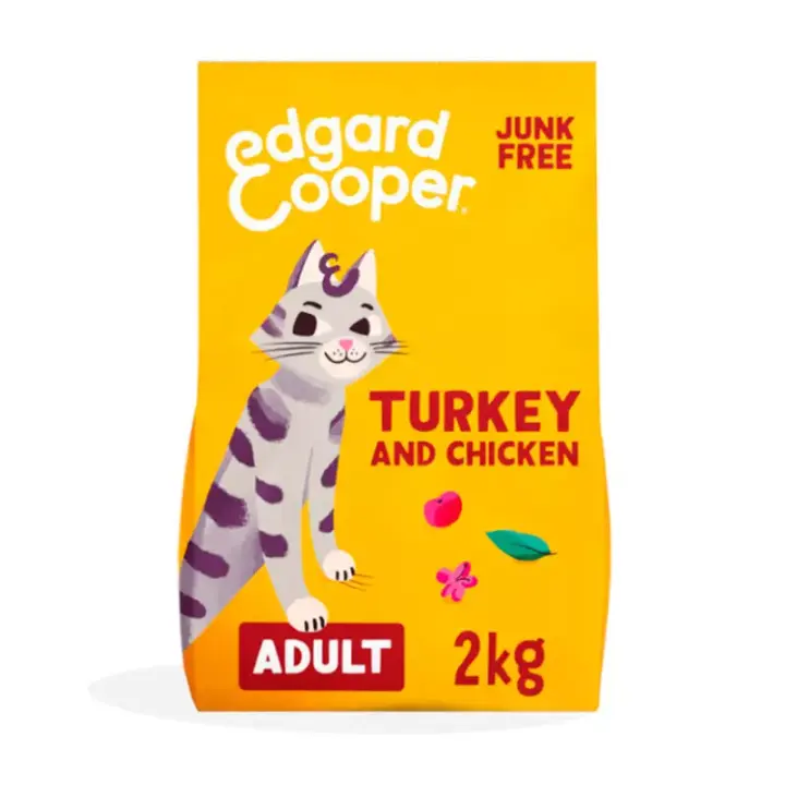 "Edgard & Cooper CAT ADULT TURKEY Y CHICKEN 2KG - 1