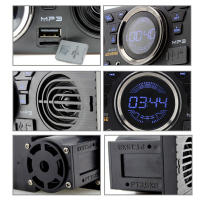 Radio De Coche Con Memoria SD Y Altavoz BT 12V Reproductor De MP3 Con Altavoz Host Estéreo De Coche Seguro - details 1