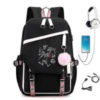 Around The Same Usb Backpack Schoolbag Backpack Korean Student Men's And Women's Bags - details 1
