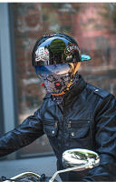 Casco Retro De Medio Tamaño Para Patinete Seguridad Para Motocicleta Harley Vintage Eléctrica Ciclismo Estilo Clásico Moda Unisex - details 3