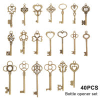 40pcs Abrebotellas De Estante De Cobre Con Llave Personalizada Para Bodas Y Regalos Para Invitados Abrebotellas De Aleación De Aluminio - details 5