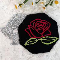 Cortadores De Metal En Forma De Ramas De Rosas Y Hojas Para Scrapbooking Y Álbumes De Fotos Herramienta De Corte De Carbono Para Papel Y Cartón - details 8